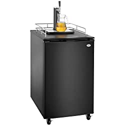 Great Northern Black Kegerator Beer Dispenser Refrigerator