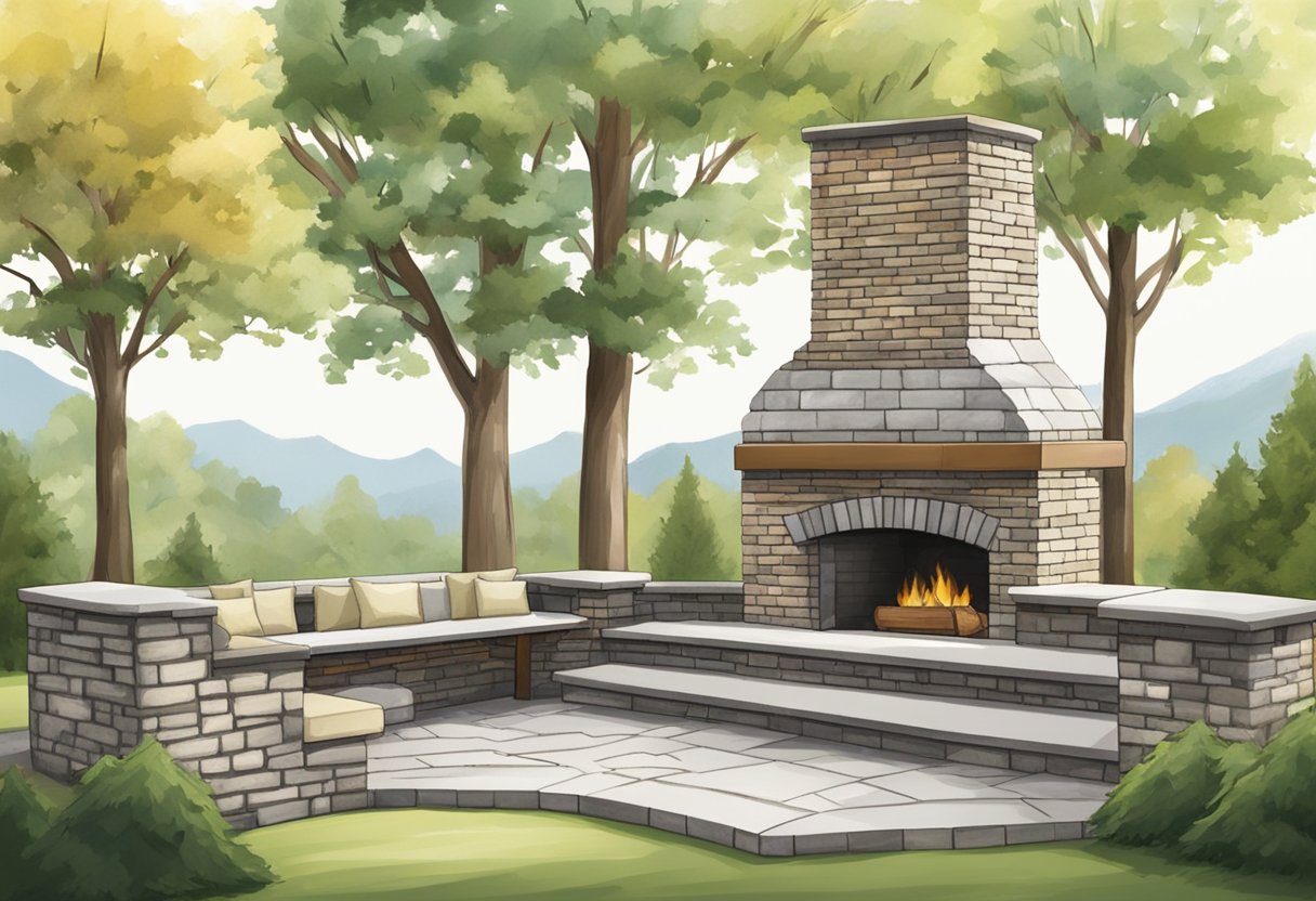 How to Build an Outdoor Fireplace image 1