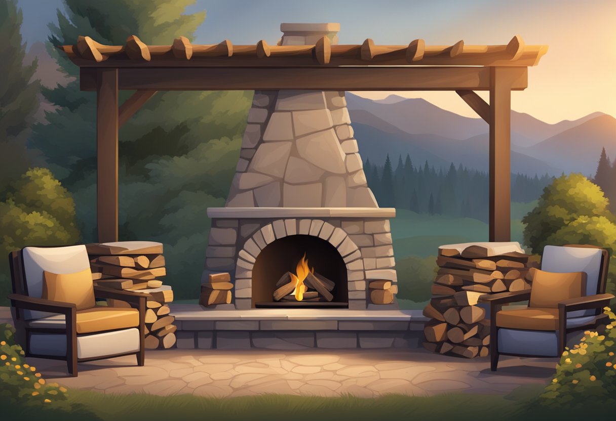 How to Build an Outdoor Fireplace image 4