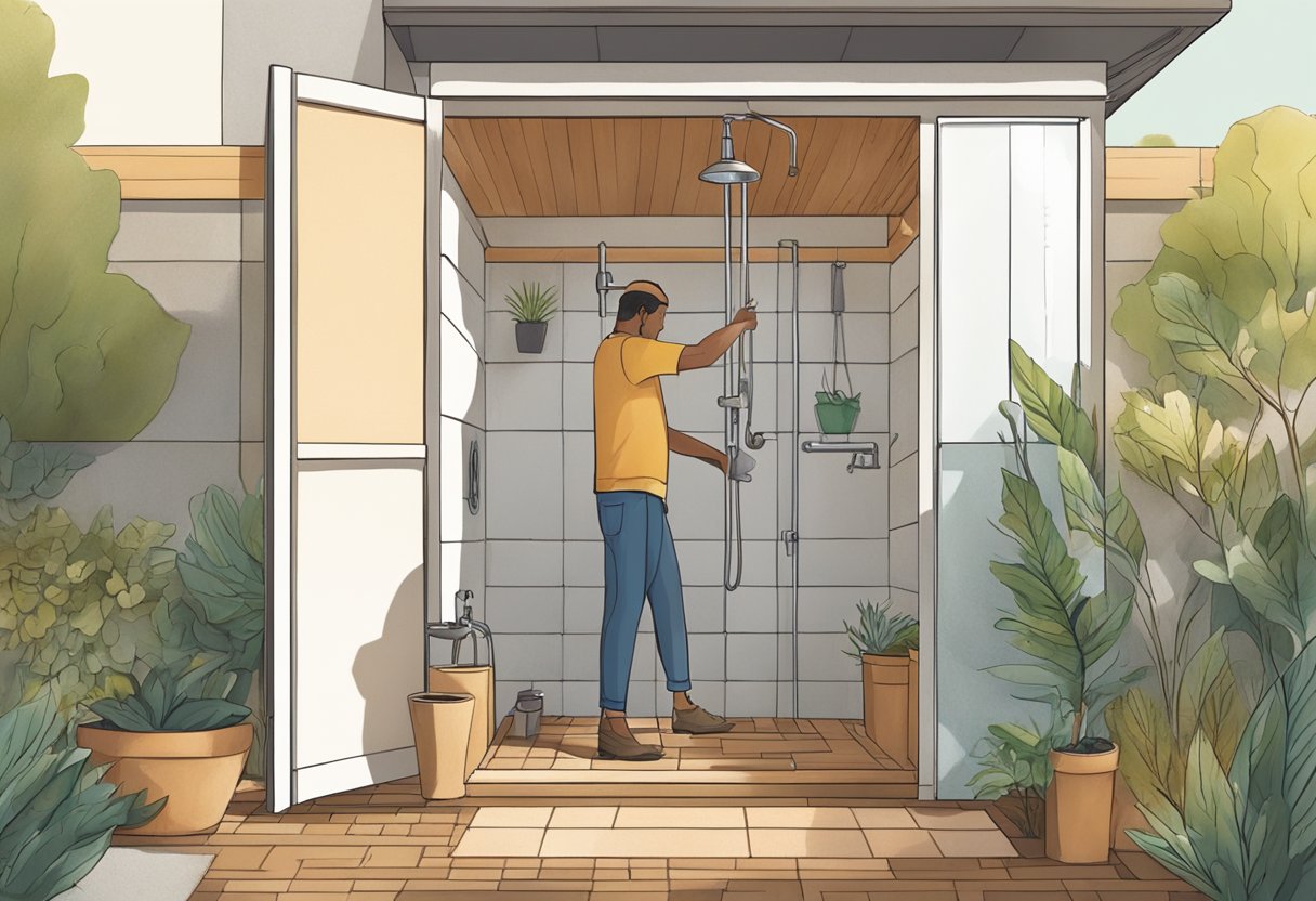 How to Build an Outdoor Shower imge 4